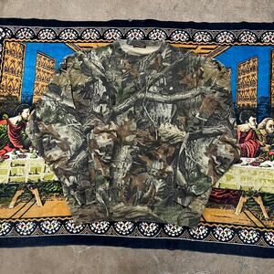 Realtree camo crewneck sweater size xl baggy y2k commander brown green camo